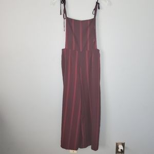 Forever 21 striped culotte jumpsuit Sz S